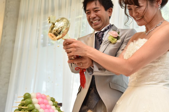 3色団子セレモニー 愛知 三河安城の結婚式場 公式 フェリシアコート